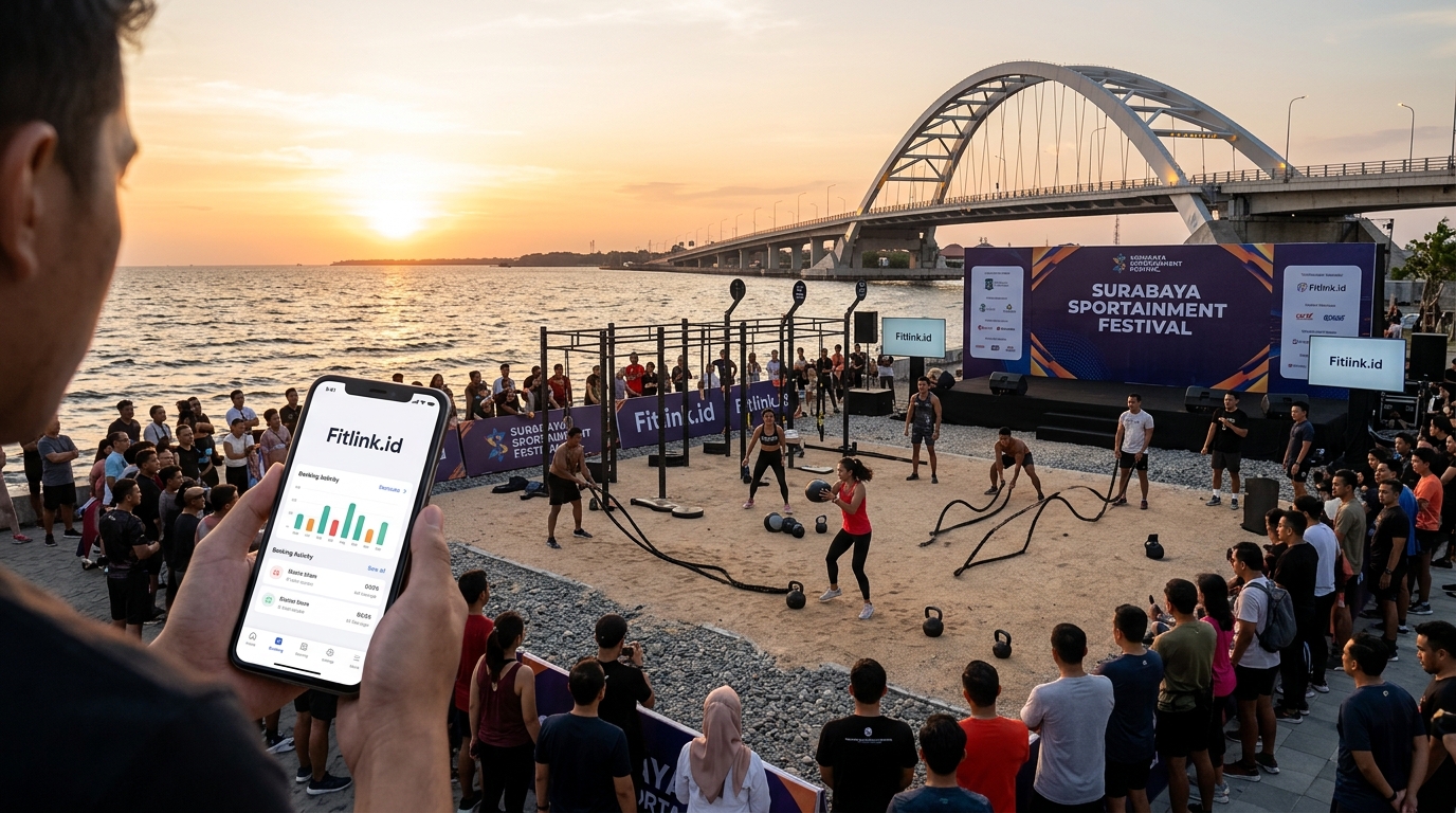 Peluang Emas Industri Kebugaran di Balik Festival Tepi Pantai Surabaya: Strategi Digitalisasi untuk Pemilik Gym