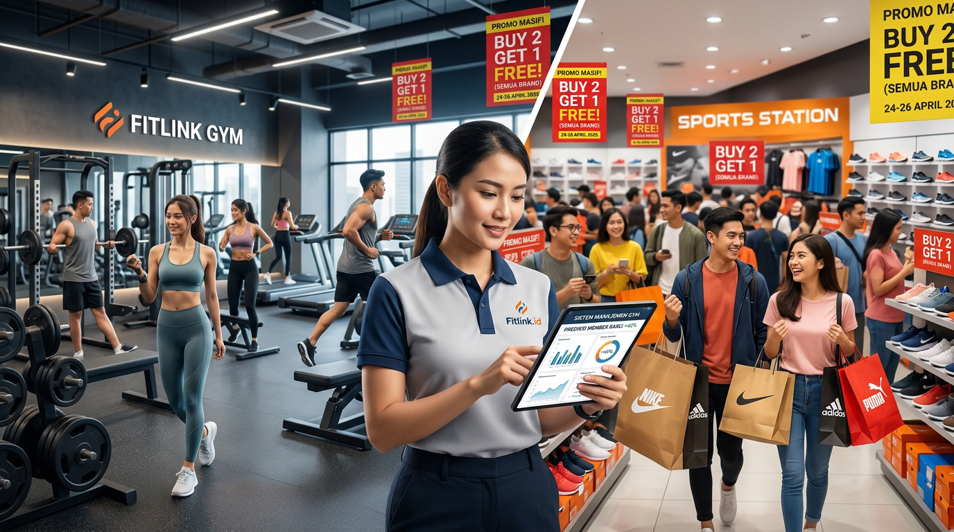 Memanfaatkan Lonjakan Tren Belanja Sportswear: Strategi Operasional Gym Menghadapi Promo Sports Station
